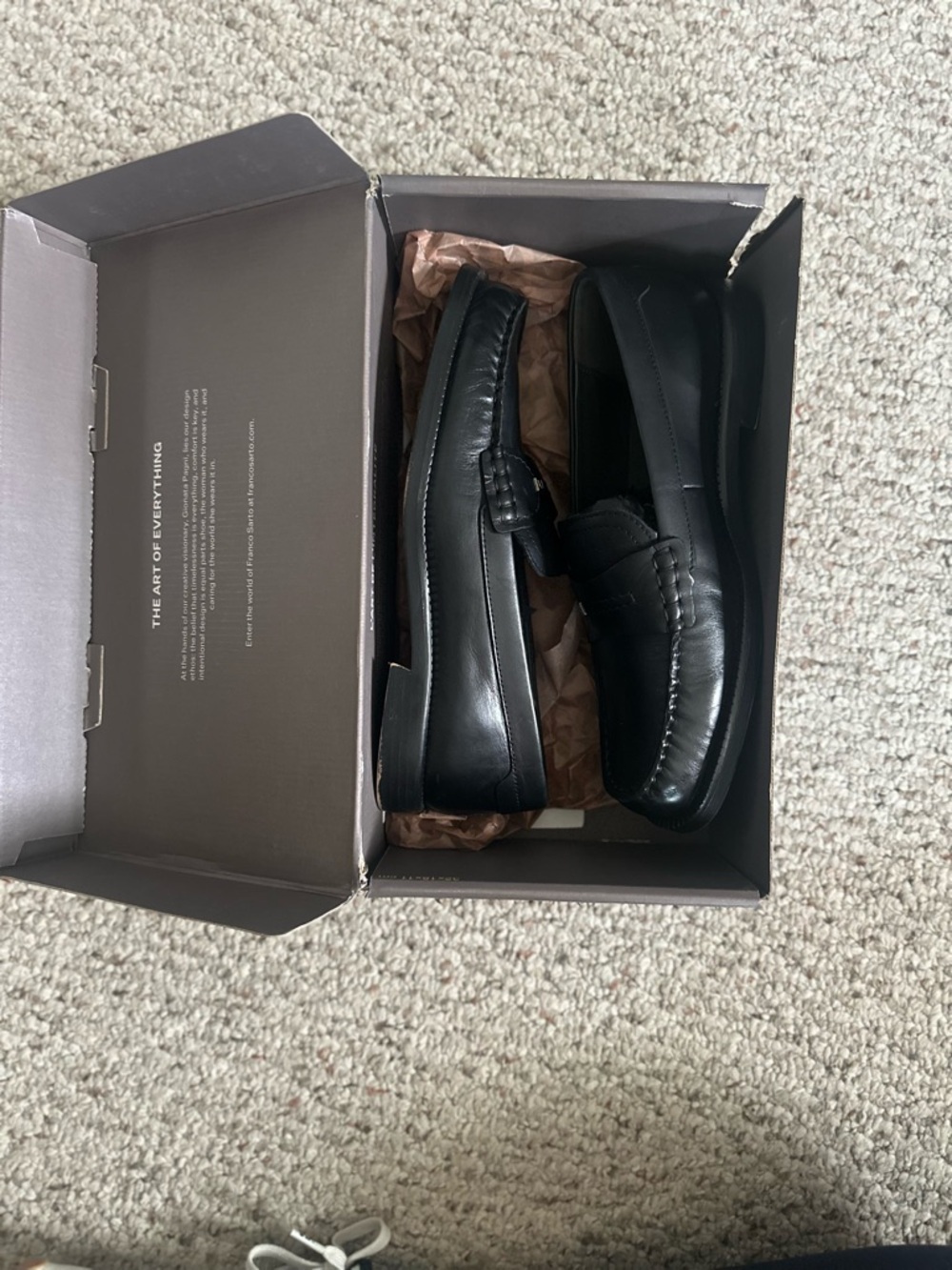Franco Sarto Loafers Black Size 9 - Picture 3 of 9